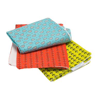 Lil' Bitty Burp Cloth Set | Meadow Variety