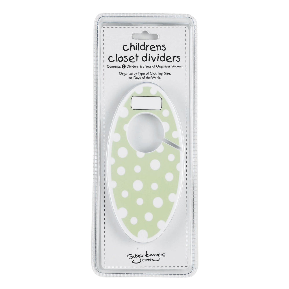Closet Divider Set | Dots Green