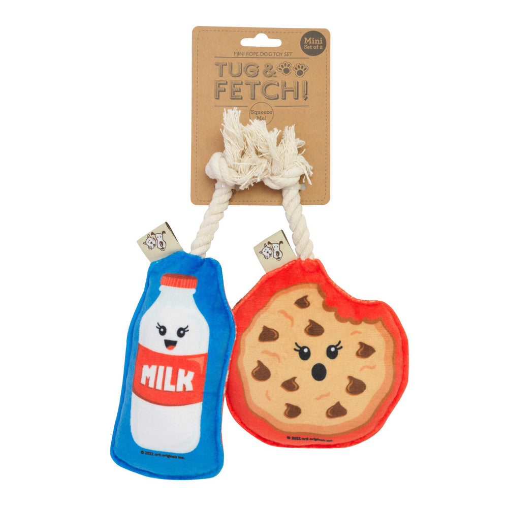 Mini Dog Toy Set | Cookie & Milk