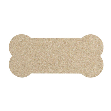 Pet Placemat | Recycled Rubber Skinny Bone Natural