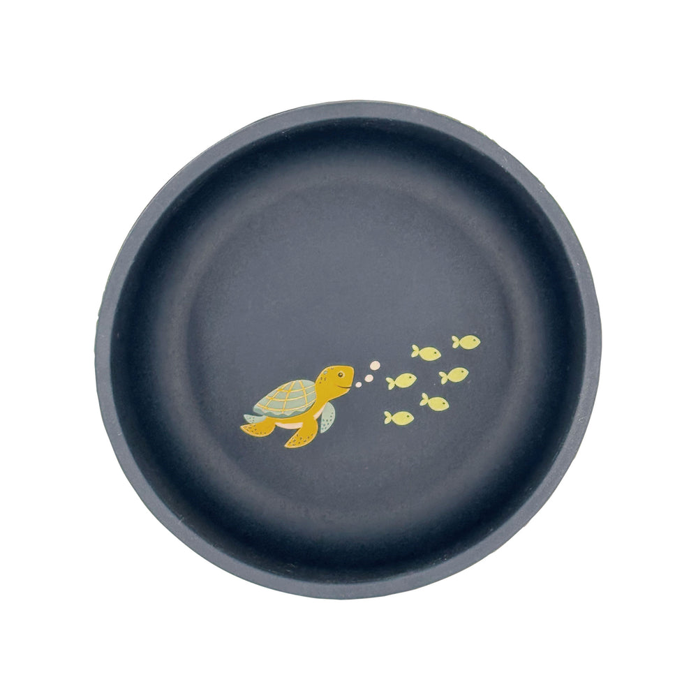 Fresh & Messy Silicone Suction Bowl & Spoon Set | Sea Turtle