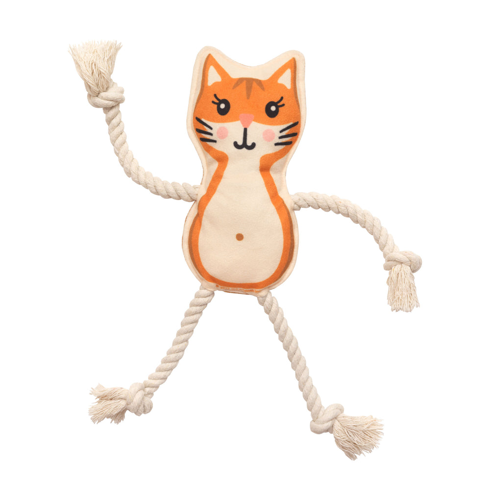 Rope Dog Toy | Carl the Cat