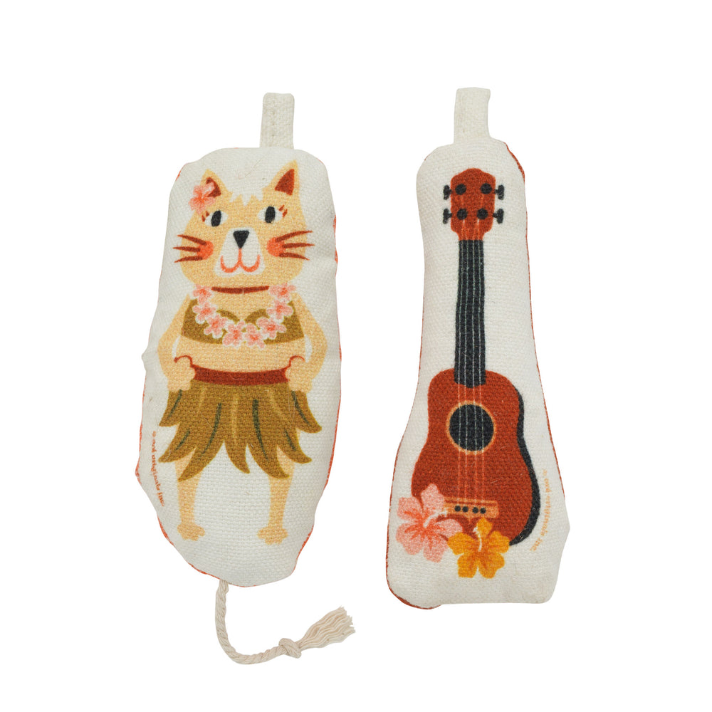 Go Kitty Go Cat Toy Set | Hula Cat & Ukulele