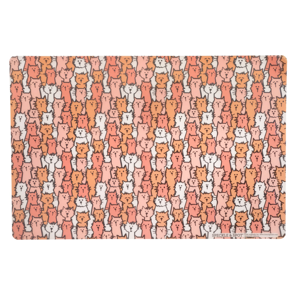 Pet Placemat | Frosted Random Cats