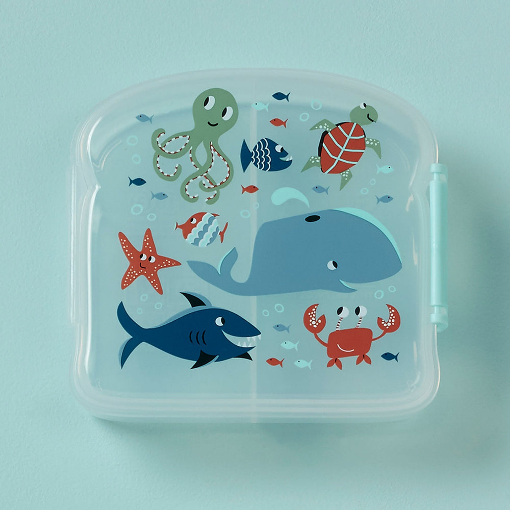 Sugarbooger Good Lunch Large Snack Container, Hoot!, 2 Count