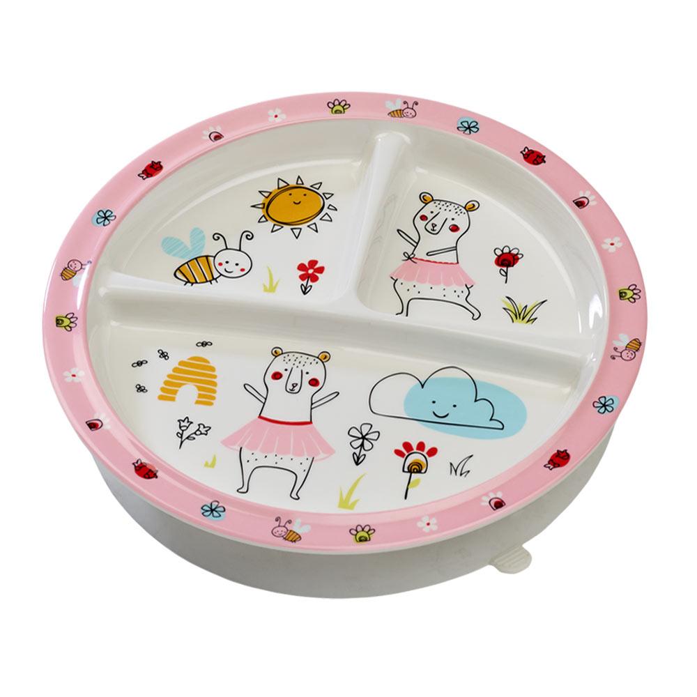 Divided Suction Plate | Clementine the Bear