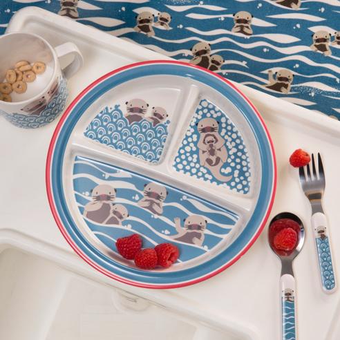 Baby Otter Divided Suction Plate – Ali's Wagon