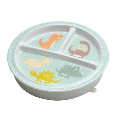 Divided Suction Plate | Baby Dinosaur 