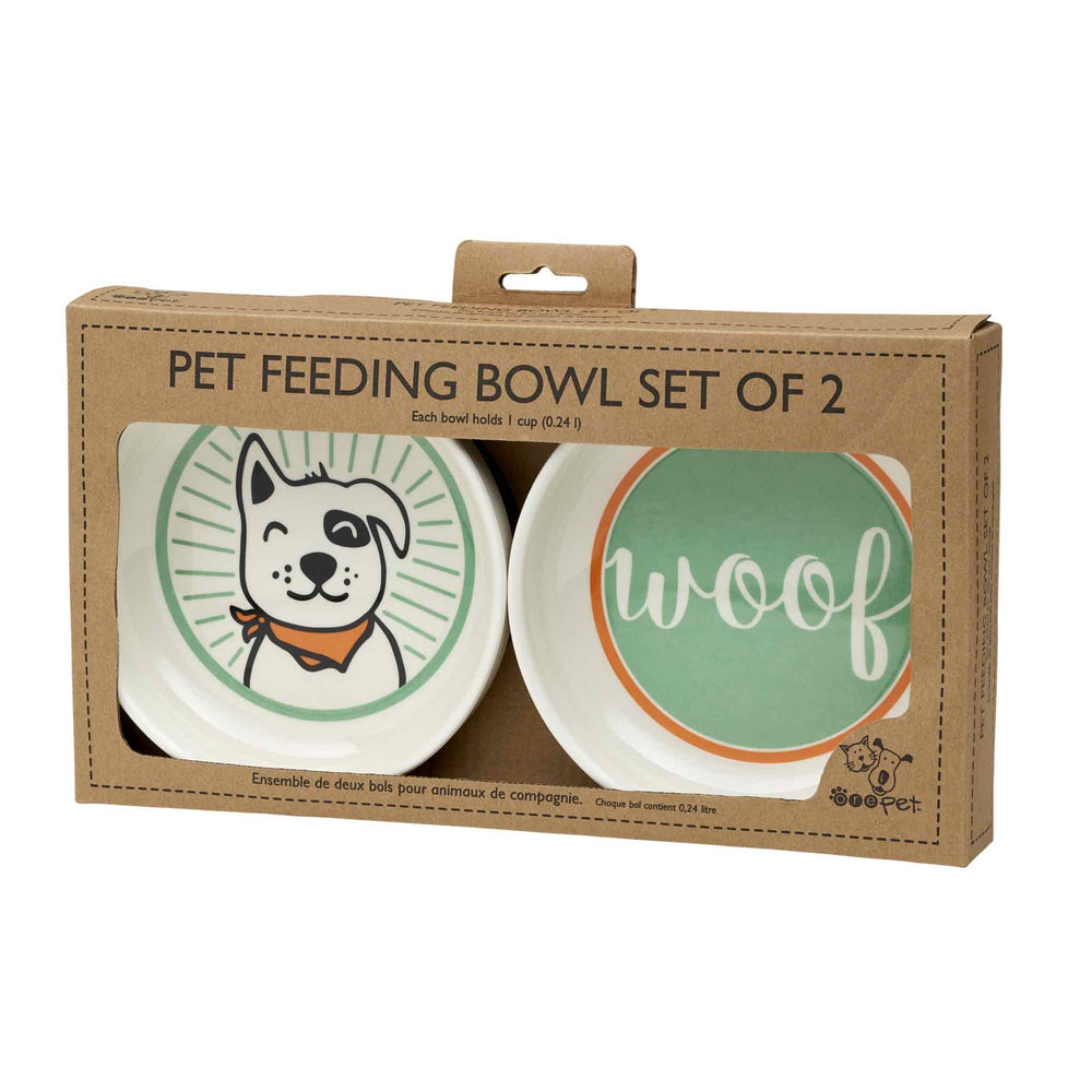 Ceramic Bowl Gift Set - Bear And Deer - Giftyspace