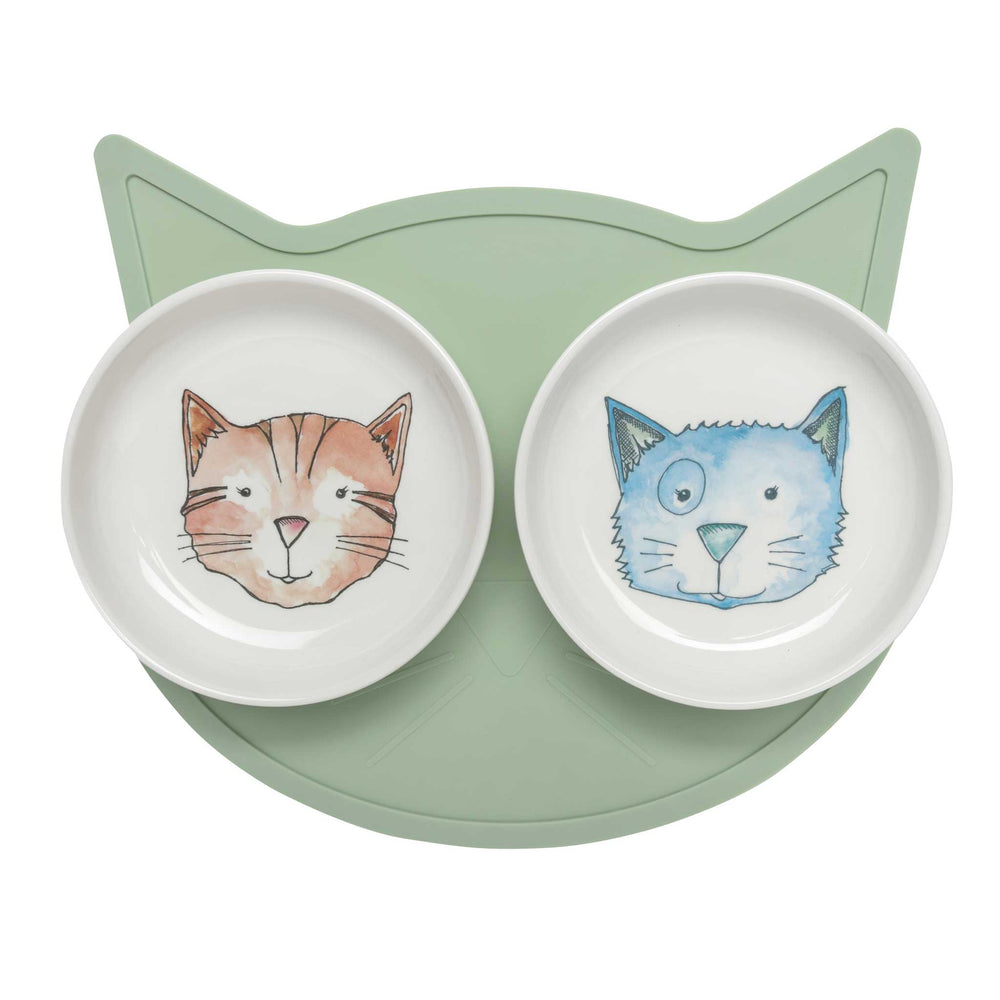 Pet Bowl | Gift Set Watercolor Cat