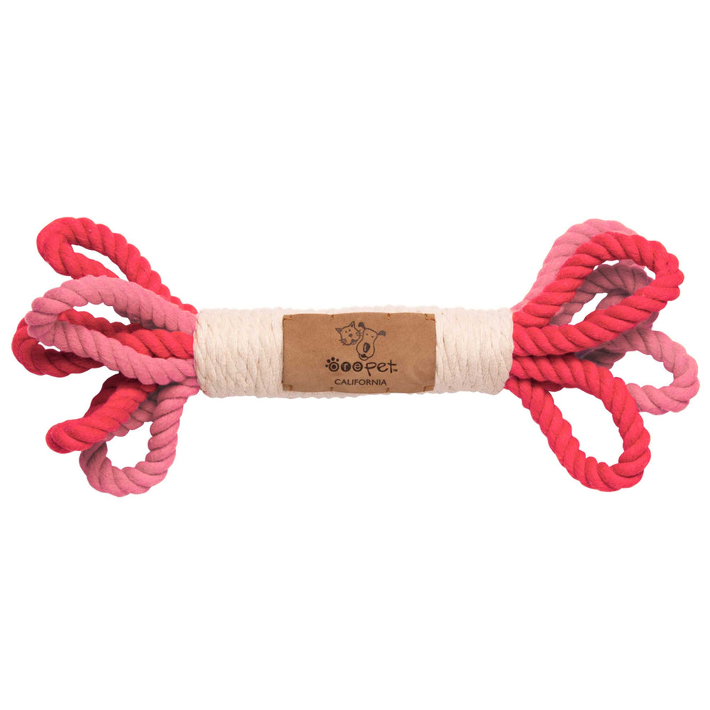 Ore' Pet Pink Loop Rope Dog Toy / 11 in Ore' Pet Pink Loop Rope Dog Toy / 11 in