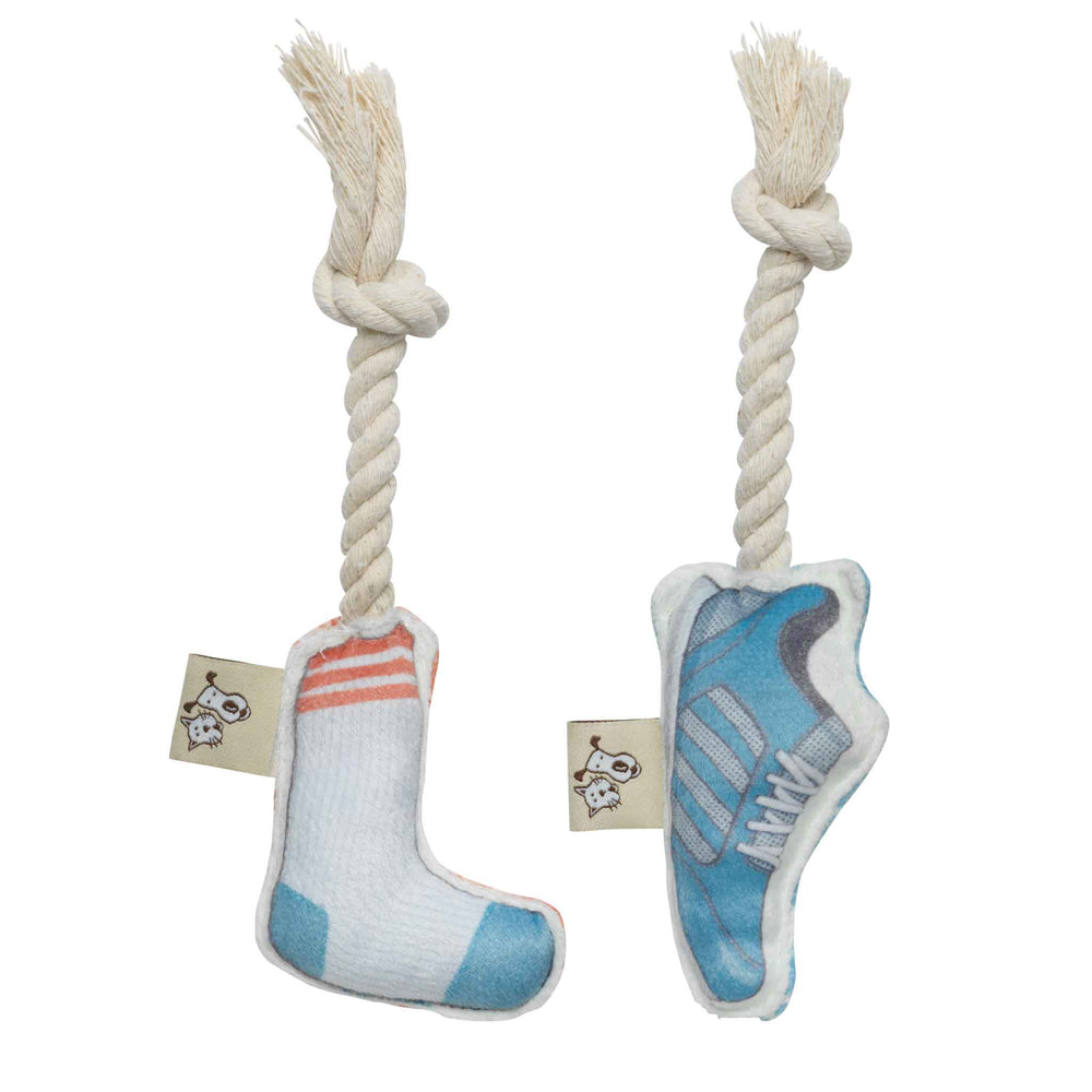 Mini Dog Toy Set | Shoe & Sock