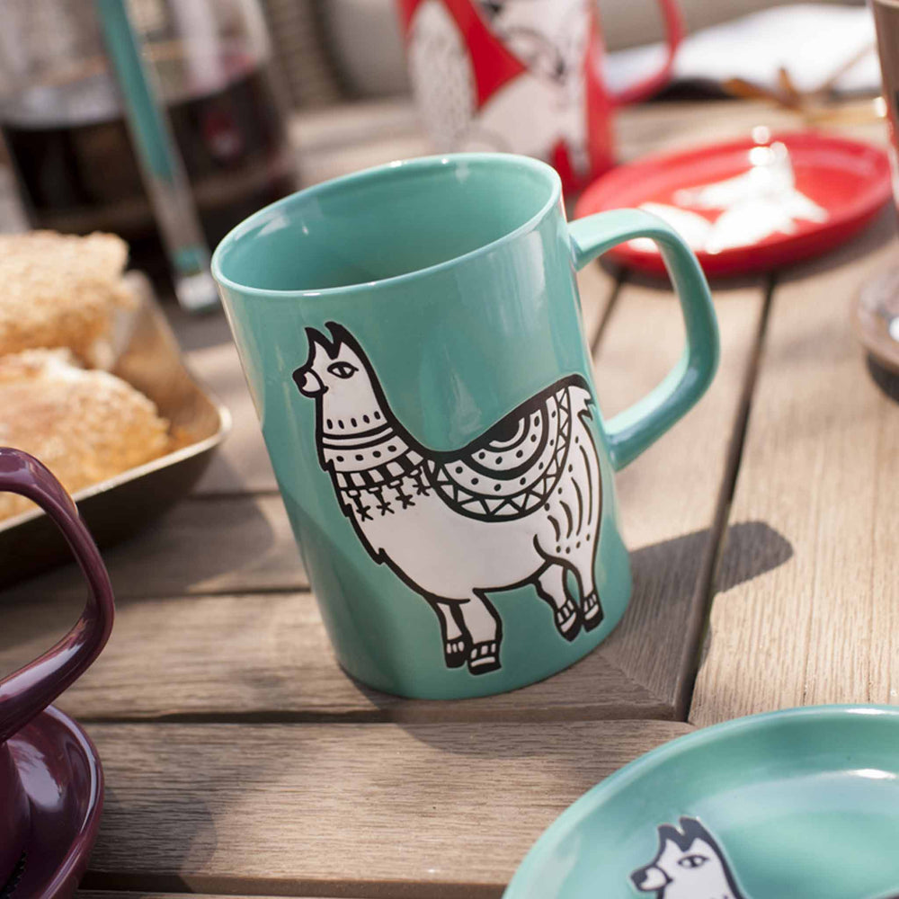 Cuppa Color Mug | Teal Llama