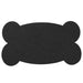 Pet Placemat | Recycled Rubber Big Bone Black
