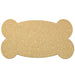 Pet Placemat | Recycled Rubber Big Bone Natural