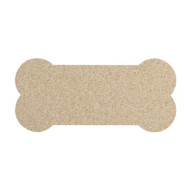 Pet Placemat | Recycled Rubber Skinny Bone Natural