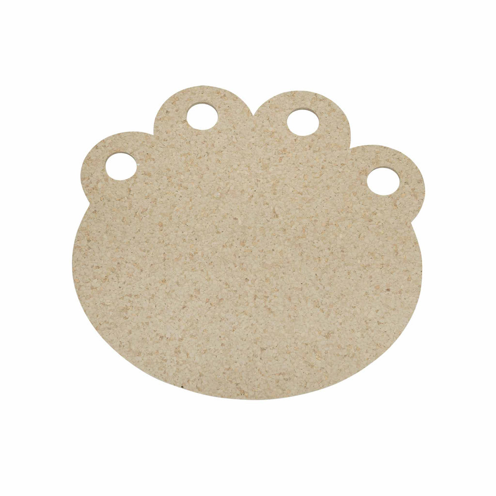 Pet Placemat | Recycled Rubber Paw Natural