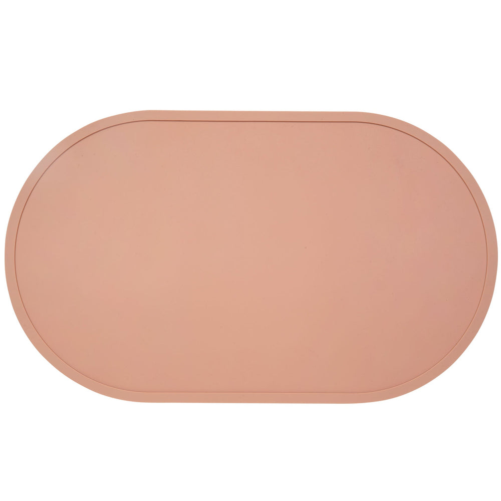 Oval Silicone Placemat | Large | Blush
