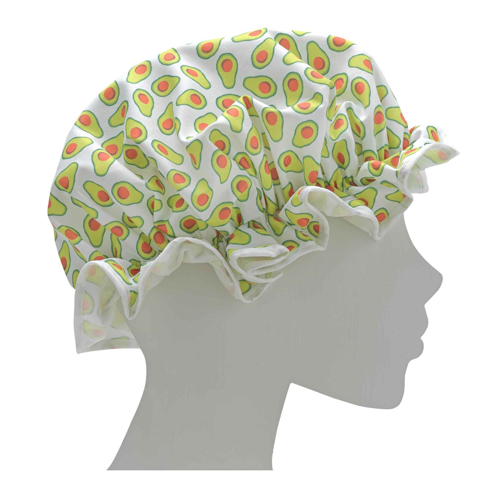 Fabric Shower Cap | Avocado