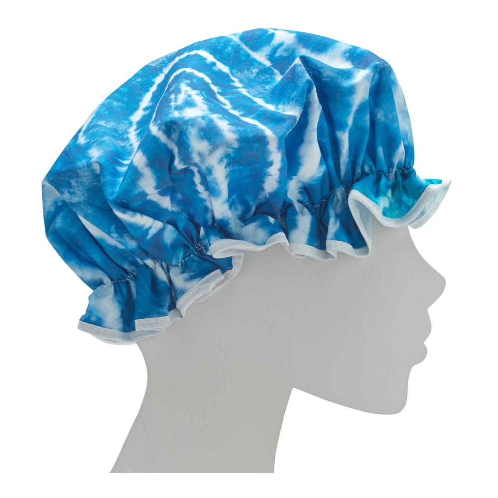 Fabric Shower Cap | Shibori