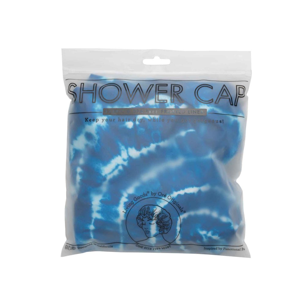 Fabric Shower Cap | Shibori
